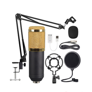 Mixer di interfaccia di registrazione della scheda audio LIVE A2 professionale con microfono da tavolo di registrazione per Podcasting - Product Image 1