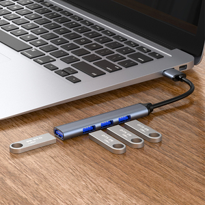 Macbook ProPCコンピューター用のUSB3.0HUBからUSB3.02.04ポートマルチスプリッター4 in 1 USB電話アダプターを1つ購入する - Product Image 6