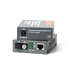 光ファイバ10 100Base-Tx ~ 100Base -RX Netlink HTB-3100ABシングルモードシンプレックスファイバWDM高速イーサネットファイバメディアコンバータ