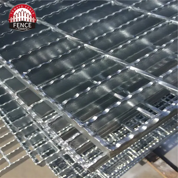 Precios de rejilla de acero de Malasia/Cubierta de drenaje de rejilla de piso de acero inoxidable 32X5