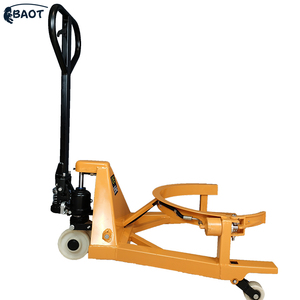 Supply Hydraulic Manual Adjustable <strong>Loading</strong> <strong>Unloading</strong> <strong>Pallet</strong> Truck Oil Drum Lifter for Stacking <strong>and</strong> Transport of Drum Trailer - Product Image 5