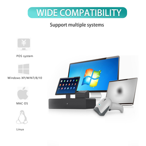 Portátil escáner de código QR lector de código de barras USB con cable 1D 2D escáner de código de barras - Product Image 5
