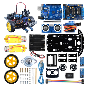 Fabrik 2WD Smart Robot Kit C/C Programmier projekt DIY Hindernis vermeidung Line Tracking Starter Roboter Auto Kit für Bildung - Product Image 6