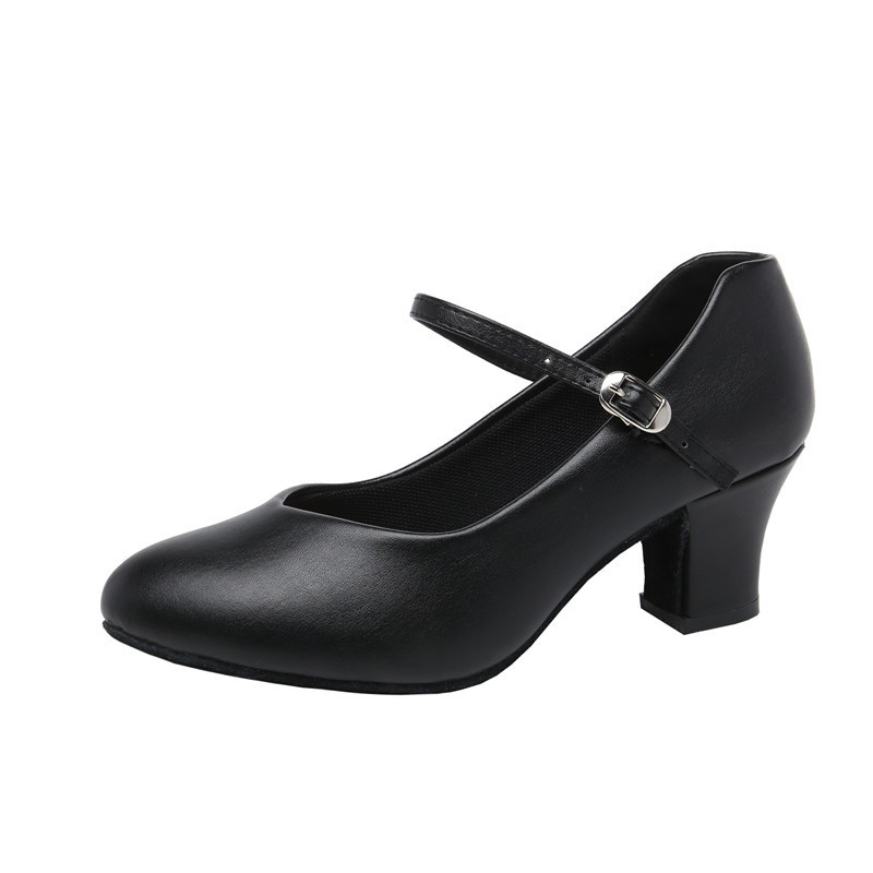 Semelle en daim noire de 5 cm