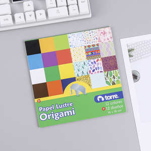2024 Paper Lustre Origami <strong>Block</strong> Paper Entretenido Exercise <strong>Notebook</strong> - Product Image 4