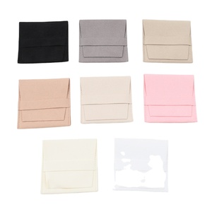 Wholesale Custom White Drawstring <strong>Pouches</strong> with Logo Printing Gift Packaging for Cosmetic and Jewelry Bag Container - Product Image 2