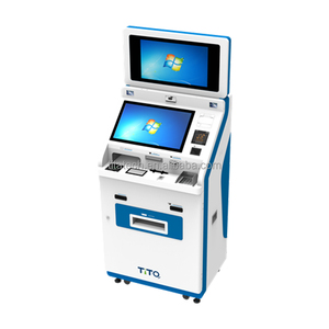 Máquina de Atm de doble pantalla táctil capacitiva, lector de tarjetas, escáner de código Qr, autoservicio, kiosco para el Estado - Product Image 4
