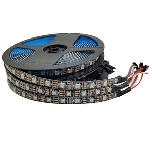 ws2812b led-streifen ce rohs 5v traumfarbiger led-streifen rgb 30 60 144 ws2812 rgbic adressierbarer ws2812b led-streifen