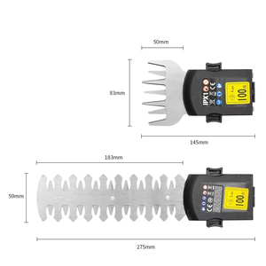 7.2V lityum çok amaçlı çit düzeltici iyon pil akülü çalı budama makası el elektrikli çim kesici kesme - Product Image 2