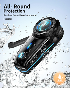 FODSPORTS FX8 AIR Antenna Design Motorcycle Bluetooth Headset <strong>Intercom</strong> Two-<strong>way</strong> Motorbike Communication bluetooth <strong>Intercom</strong> <strong>System</strong> - Product Image 5