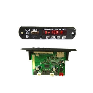 JK6838BT Módulo de circuito de Altavoz Bluetooth, tablero de decodificador de circuito PCBA de reproductor MP3 BT con amplificador 10W canales x2