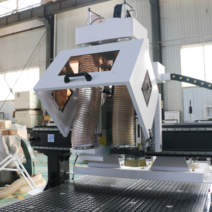 Hot <strong>Sale</strong> 4*8ft 1325 ATC <strong>CNC</strong> <strong>Router</strong> Machine Auto Tool Changer Loading Unloading <strong>Table</strong> for Furniture Factory in USA - Product Image 4