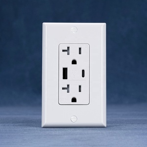 20A AC125V TR Duplex Receptacle <strong>USB</strong> Outlets Electrical <strong>Socket</strong> <strong>With</strong> <strong>Usb</strong> Ports Type-C&amp;Type-A 5.0A - Product Image 6