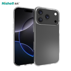 シンプルなアンチ指紋フレキシブル開口TPU透明携帯電話カバーiPhone 17 Pro Max用 - Product Image 2