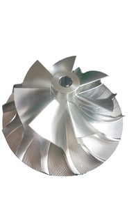 עיבוד דיוק CNC מוצרי טיטניום אלומיניום נירוסטה, חומרה מכנית של חמישה צירים וחלקי טורבו אימפלר