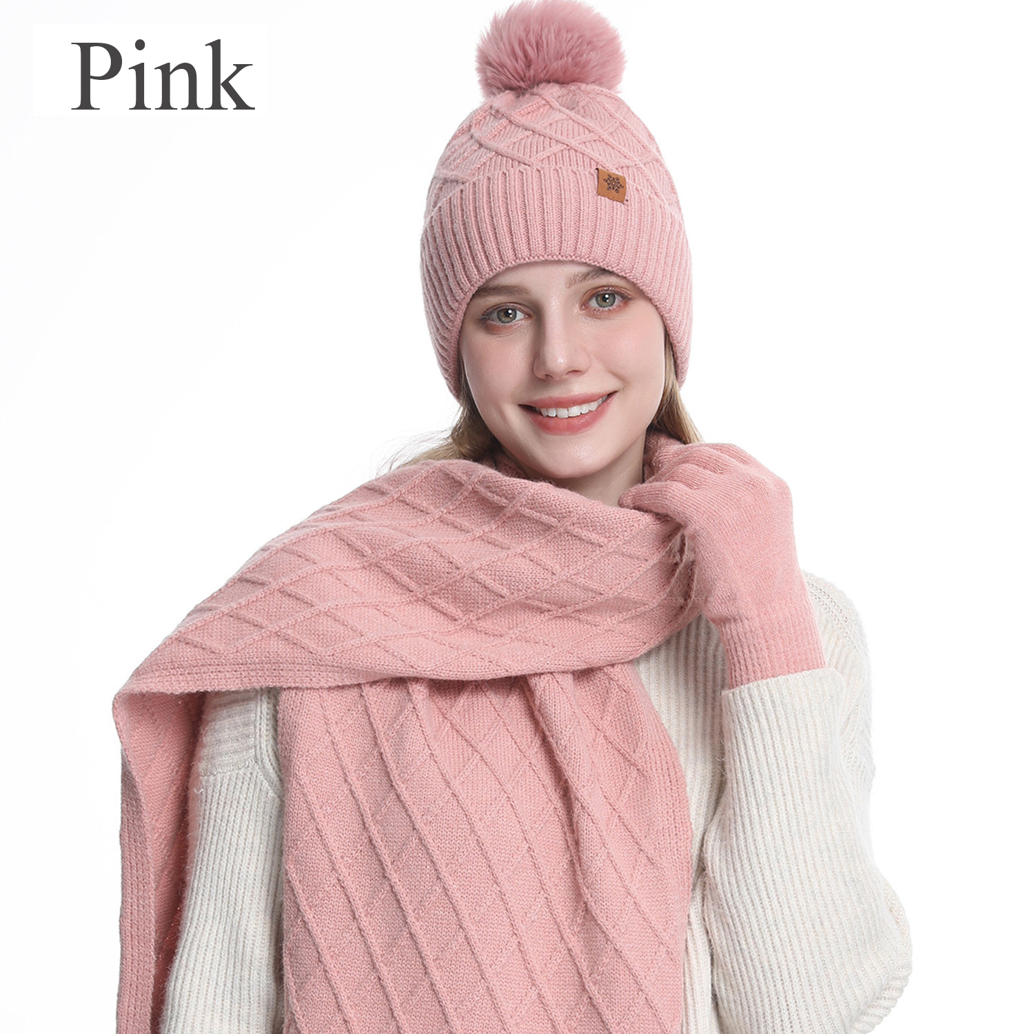 Abito tre pezzi rosa