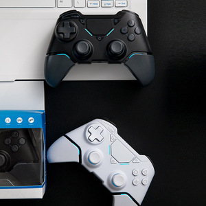 P4 Pro Controller di gioco Wireless sottile per PS5 PC Tablet IOS e Mobile controllo delle vibrazioni con doppia linea di connessione BT Controller - Product Image 2