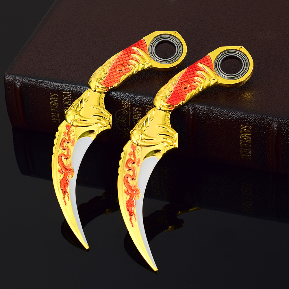 4Dragon slaying claw knife red (set)