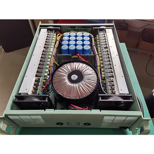 Amplificador CA de 39,2 Amp Panel verde 3U 2 canales Clase H Amplificadores Audio Rendimiento al aire libre Amplificador de potencia profesional - Product Image 5