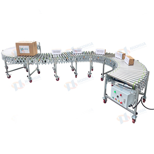 Sistema de transporte Transportador motorizado Transportador de rodillos de potencia flexible para cajas de carga y descarga - Product Image 2