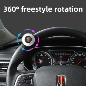 Universeel Auto-Stuuraccessoire In Sportstijl 360 Graden Rotatie Met Draagkracht Handvat-Vormige Balknop-Boosterspinner - Product Image 2