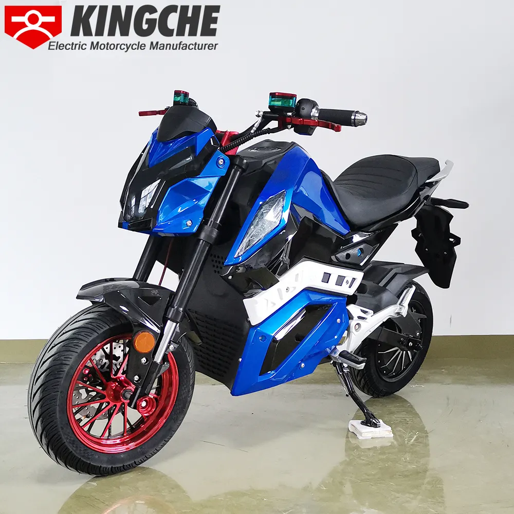 중국 고속 2000W 3000W 72V 최신 저렴한 성인 레이싱 전기 오토바이 인기있는 거리 법률 전기 먼지 자전거
