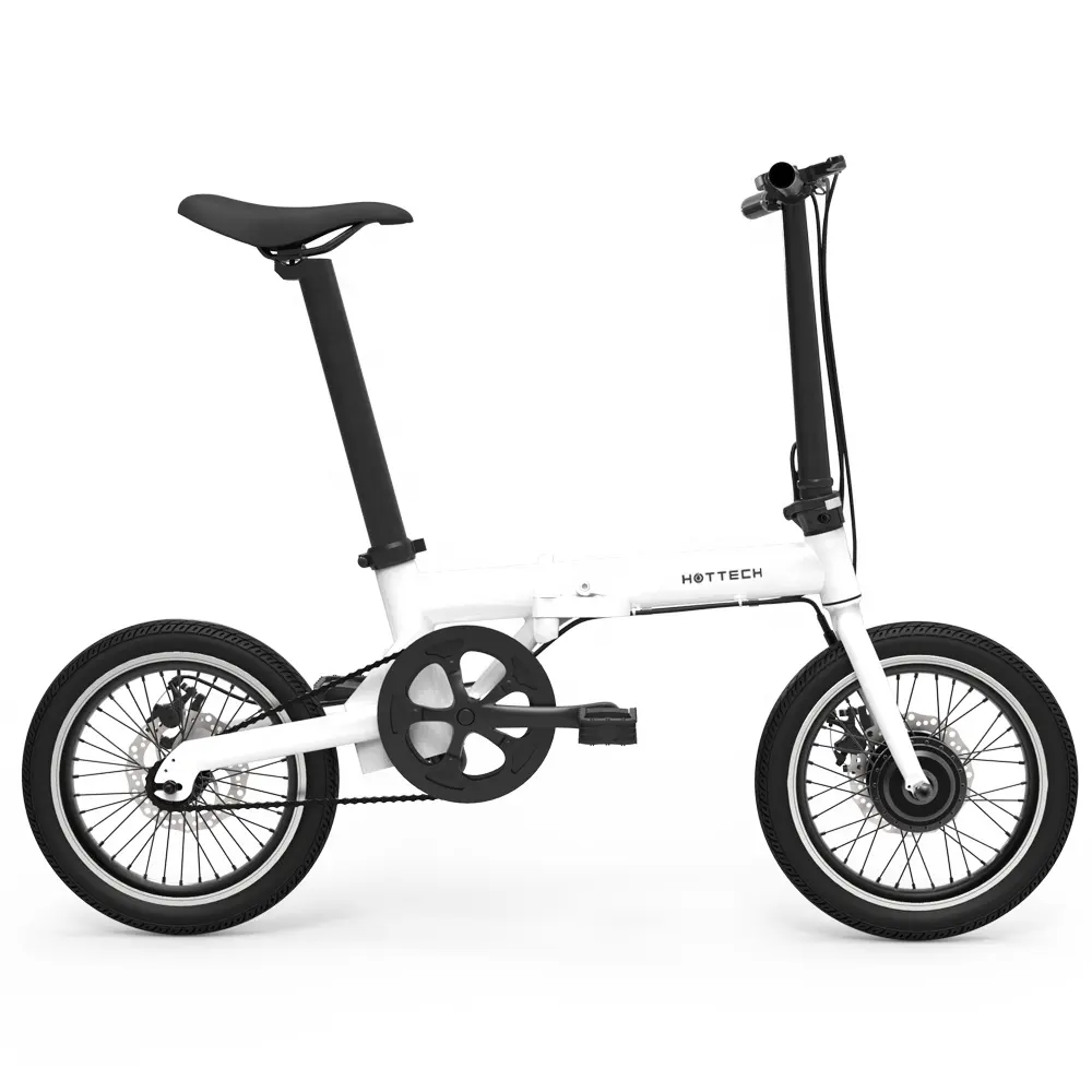 HO & YOOY Mini E Bike 16 pollici pieghevole bicicletta elettrica batteria al litio Ce motore mozzo posteriore in lega di alluminio Brushless 36V Single Speed