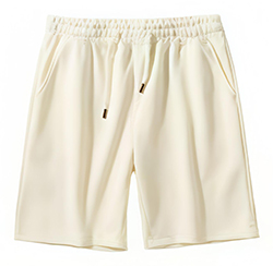 300g Waffle Weave cotton shorts beige