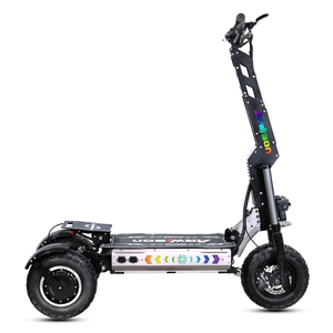Renkli ışıklar dağ E Scooter ile MT30 çift mekanizmalı yüksek güç Off-road elektrikli Scooter serin şehir