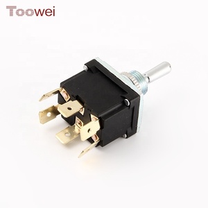 T502MT suya dayanıklı çift anlık geçiş anahtarı bahar dönüş merkezi kapalı pozisyon - Product Image 3