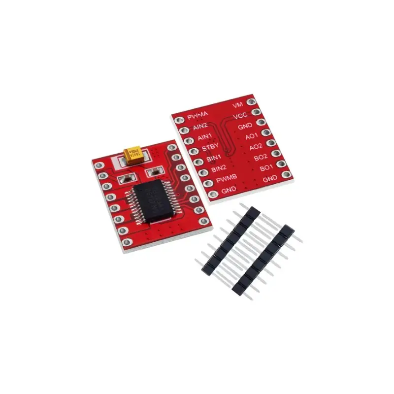 TB6612 Pilote à double moteur 1A TB6612FNG pour microcontrôleur Arduino mieux que L298N