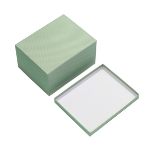 防水纸盒十件套的矩形淡绿色花盒礼品包装 - Product Image 4