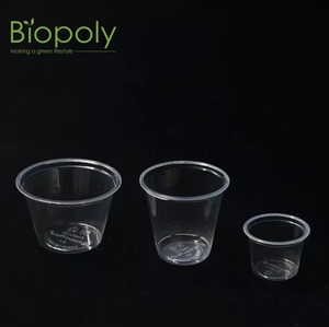 1盎司Pla酱容器杯低价批发可堆肥一次性健康塑料杯