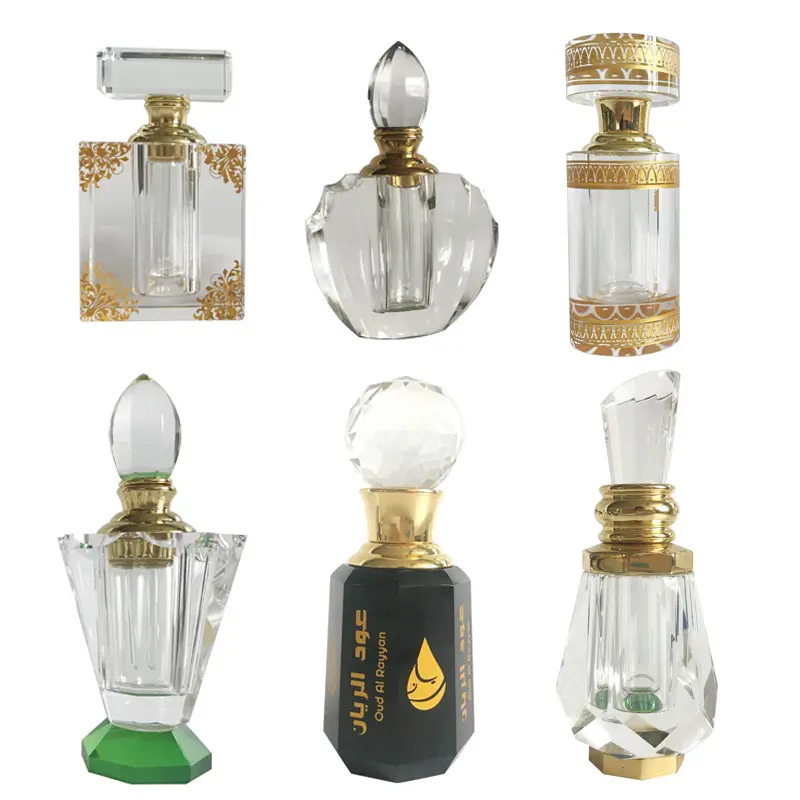 Garrafa fabricante de perfume, frasco para perfume com óleo de cristal, fragrância, recarga de garrafas atártaro, perfume, 3 6 12ml