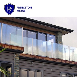 Kunden spezifische Aluminium handläufe Rahmenloser Balkon Schwimmbad Zaun Glas geländer Balustrade für Australien Projekt