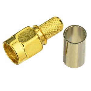 <strong>SMA</strong> Male Crimp RF Connector 50ohm RG58 Cable Coaxial <strong>Plug</strong> Used for DC-6GHz RF Connector of Cabbage Type - Product Image 5