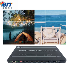 Bitvisus профессиональный аудио видео Освещение 4K ТВ сплайсинга видео настенный дисплей Контроллер HDMI 1x4 4x1 3x3 ТВ Сплайсер процессор - Product Image 4