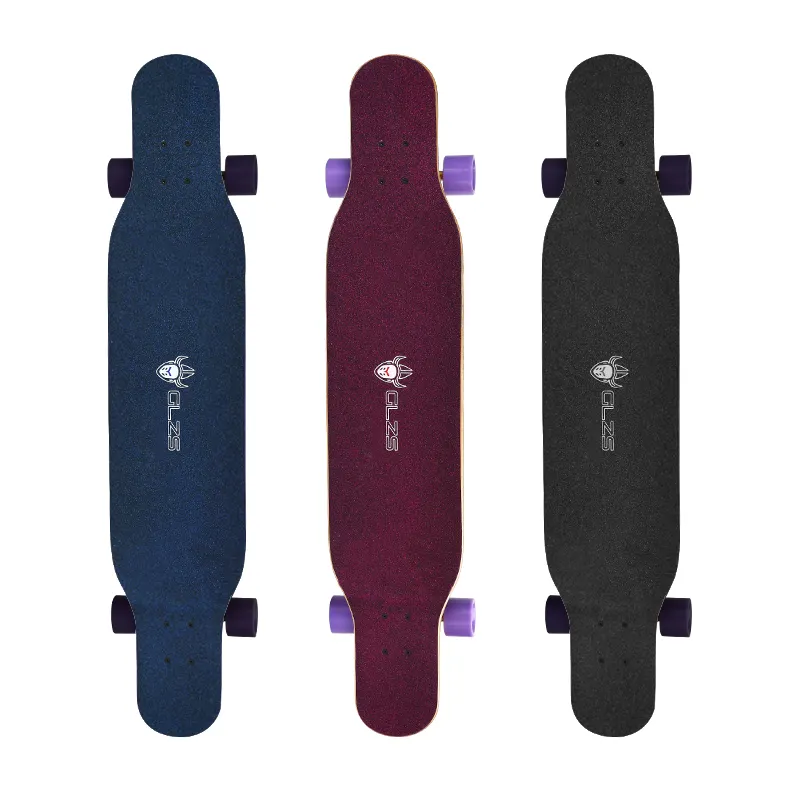 Baralho de skate longboard personalizado, deck gráfico de impressão northeast bordo longboard skate