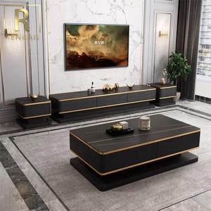 Bộ Bàn Trung Tâm Ti Vi Gỗ Sang Trọng Thiết Kế Hiện Đại Mới Nhất Giá Đỡ Tv Lcd Cho Phòng Khách Đồ Nội Thất Bằng Gỗ - Product Image 6