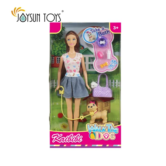 Модная пластиковая 11,5 дюймовая прочная Детская развивающая игрушка для девочек, комплект для ролевых игр