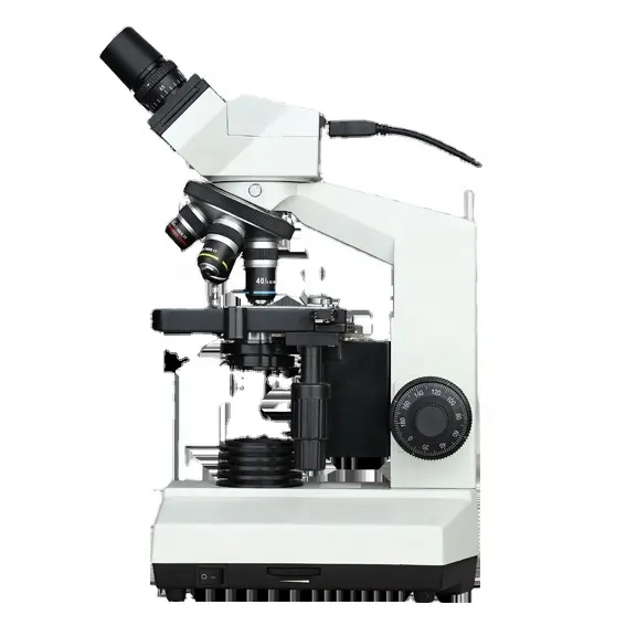 Microscopio Digital estereoscópico metalúrgico, cámara digital con polarización fluorescente invertida