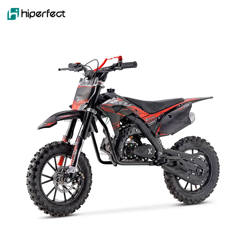 Nieuwe 49cc 2 Takt Gas Power Kids Mini Crossmotor Pocket Pit Bike Motorcross Motorfiets Te Koop