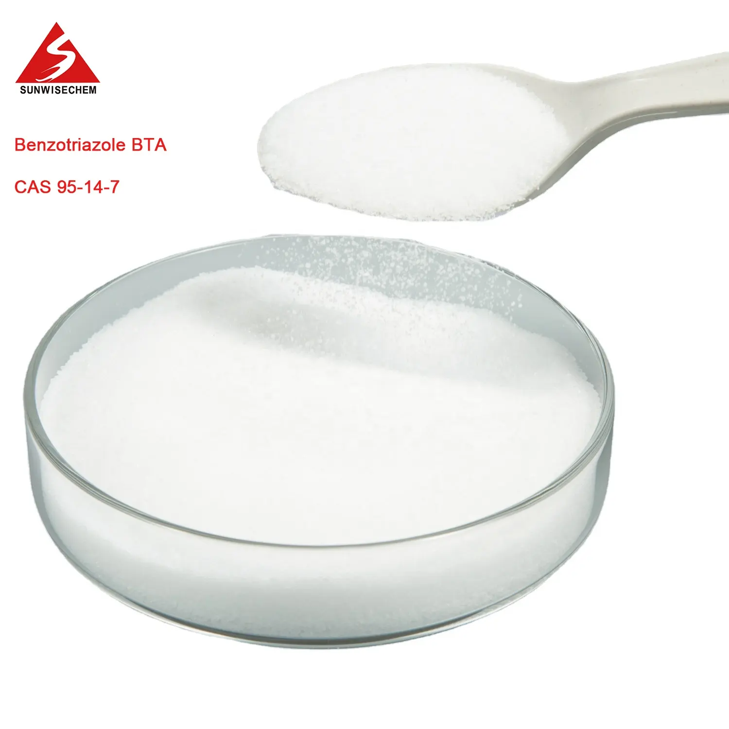 Weißes Granulat pulver Benzo triazol BTA zur Wasser aufbereitung CAS 95-14-7