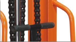 Manuel palet istifçi 2 tonluk hidrolik manuel el taşınabilir istifleme forklift çin - Product Image 4