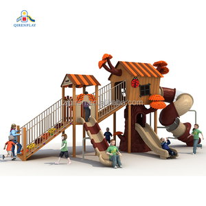 Big Tree House Commercial Custom Park Kids Stainless Steel <strong>Slide</strong> Garden Kids Plastic <strong>Slide</strong> Outdoor Equipment