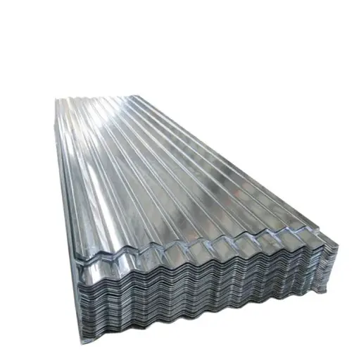 Matériaux de construction Feuilles de toiture ondulées Zinc galvanisé ondulé Feuilles de toiture Tuiles ondulées 0.2mm Personnalisé EN