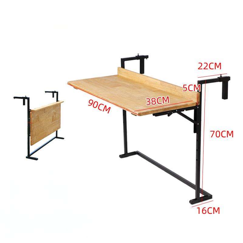 เคาน์เตอร์บาร์แบบพับได้ทำจากไม้เนื้อแข็ง