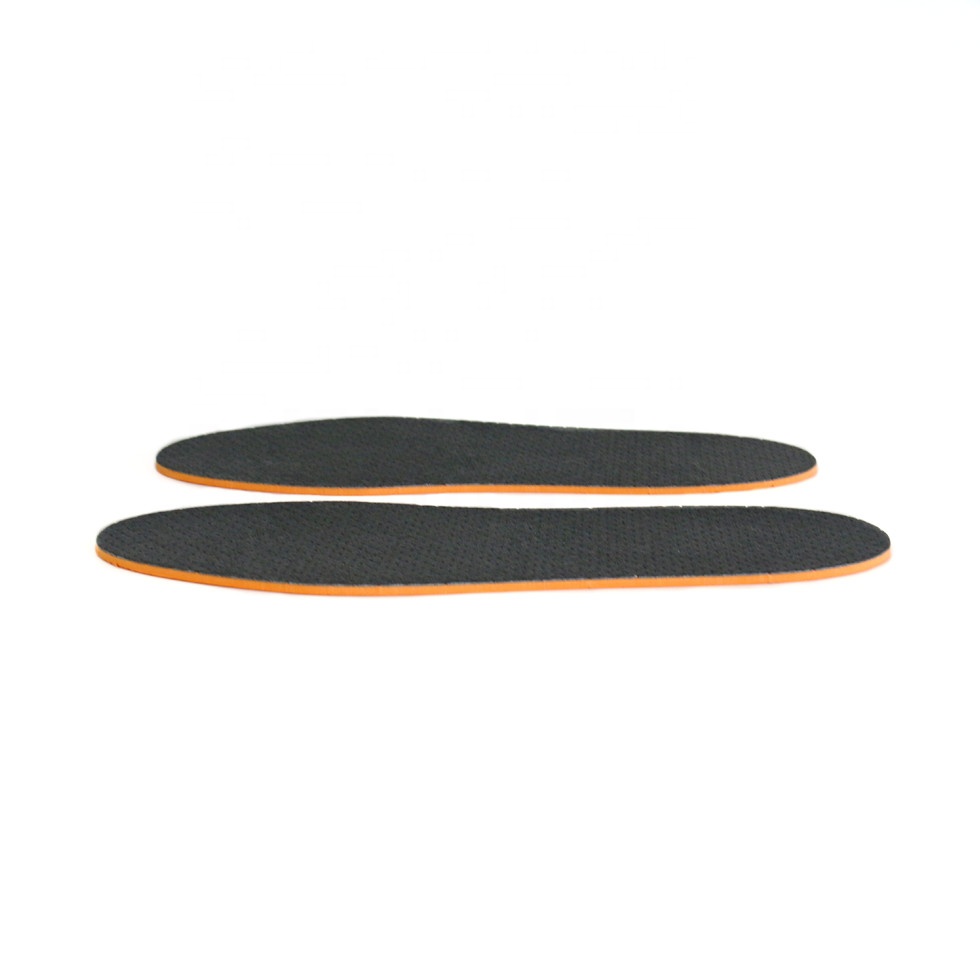 Micro-cuero negro + EVA naranja