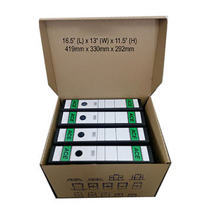 Impresión digital gratuita $0,5-2 Cajas de archivos de almacenamiento económicas con tapa extraíble Caja de almacenamiento de oficina de tamaño carta Cajas móviles clásicas - Product Image 1