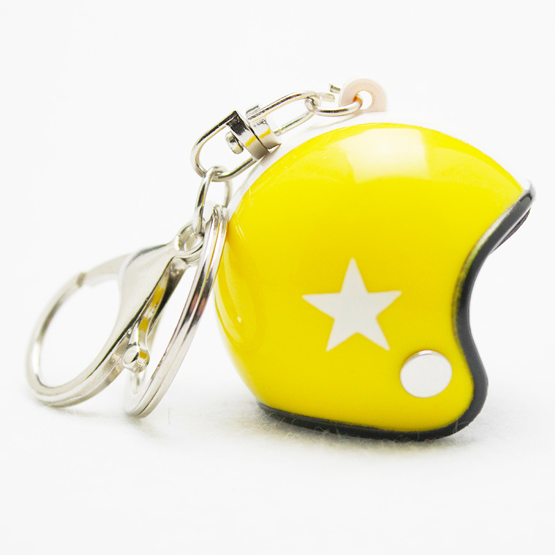 Ganso amarillo y blanco estrella-negro cordón coche colgante